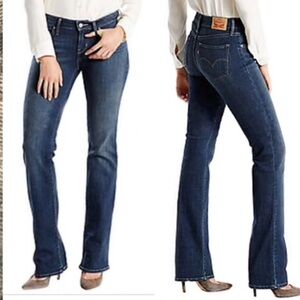 NWT Levi’s curvy boot cut 528 Jeans stretch denim 9 long juniors